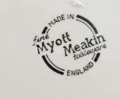 Myott Royal Mail angol lovasposta mintás süteményes tányér szett, 5 db, jelzett, 2 darabos pattanáss...