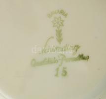 Bavaria Schinding bonbonniere. Matricás, jelzett, apró kopással d: 13 cm