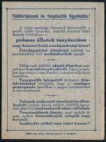 1929 Bp., Diener Erwin és Társa Fajbaromfi Tenyésztési Kellékek Kereskedése Bt. illusztrált katalógu...