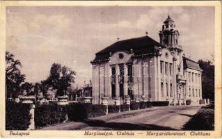 1929 Budapest XIII. Margitsziget, Sziget Club nyilvános étterem és kávéház (Rb)