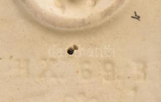 Hummel imádkozó gyermek porcelán falidísz, jelzett, kis kopással, 10x7,5 cm