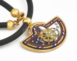 Michaela Frey 3 darabos kollekció: nyakék, gyűrű, karperec, díszdobozban. Hajós témájú díszítéssel