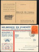 Vegyes reklám tétel: bőröndcímkék, reklámlapok, italcímke, össz. 7 db