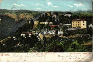 1905 Fiume, Rijeka; Schloss Tersatto / Trsat castle (EK)