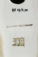 Lengyel porcelán hal dísz. Kézzel festett, jelzett, hibátlan 20x15 cm