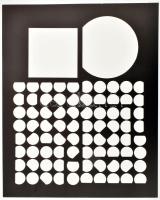 Vasarely Victor (1908-1997): Corpusculaires. Szitanyomat, papír. Jelzés nélkül. Neuchatel, 1973, Édi...