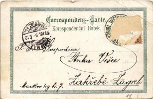 1897 (Vorläufer) Praha, Prague, Prága; Staré mesto, Stary hrbitov zidovsky, Órioj na radnici starome...