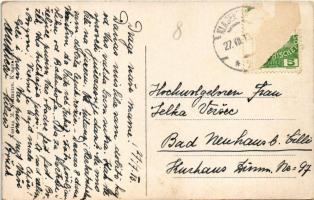 1913 Klagenfurt, Bahnhof / railway station, tram (Rb)