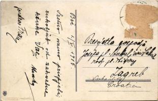 1916 Wien, Vienna, Bécs; K.k. Technikum / school (Rb)