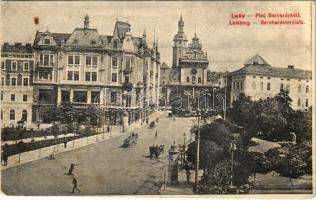 1915 Lviv, Lwów, Lemberg; Plac Bernardynski / square (Rb) + Weiterleiten