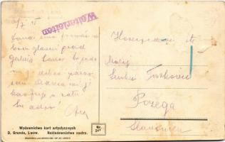 1915 Lviv, Lwów, Lemberg; Plac Bernardynski / square (Rb) + "Weiterleiten"