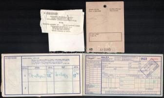 1966 Malév repülőjegy, beszállókártya