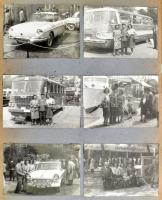 cca 1960-1970 Régi fotóalbum benne családi és uti- és kirándulásfotókkal, kb. 170-180 fotó, benne Ba...