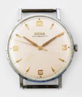 Doxa antimagnetic kézi felhúzós férfi karóra .Hibátlan számlap, karcos plexi, tisztításra szorul d: 33mm