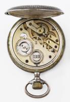 Niellós ezüst kézi felhúzós férfi zsebóra.Szép számlap, üveg nélkül ,jelzett, tisztításra szorul, ki...