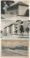 18 db MODERN szocialista falu és város képeslap (Képzőművészeti Alap) / 18 MODERN Socialist town-view postcards