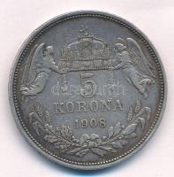 1908KB 5K Ag "Ferenc József" T:VF ph. Adamo K7