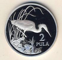 Botswana 1986. 2P Ag "WWF-Zambézi kócsag" T:PP Csak 25.000db! Tanúsítvánnyal!