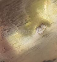 Ezüst (Ag) rokokó fűszertartó, figurális díszítéssel, jelzett 131g 10x16 cm