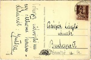 1943 Érsekújvár, Nové Zámky; Vármegyeháza. Jaksics Ferenc kiadása / county hall (fl)