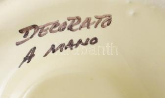 Olasz kerámia kancsó. Kézzel festett, hibátlan 24 cm