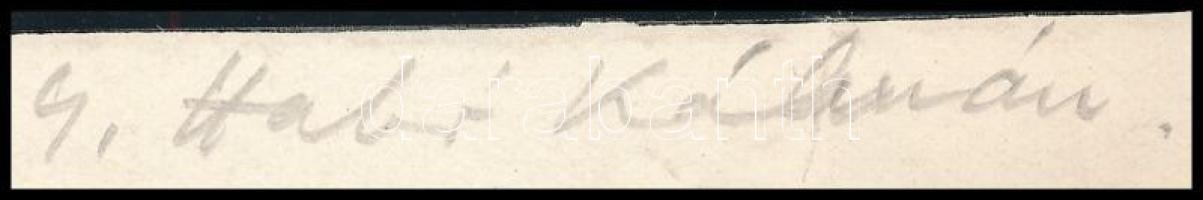 Gáborjáni Szabó Kálmán (1897-1955):San Vito Cictino. Linó, papír, jelzett 19x30 cm