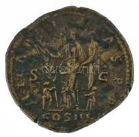 Római Birodalom / Róma / Hadrianus 128-132. Dupondius bronz (11,60g) T:VF anyaghiba, patina Roman Em...