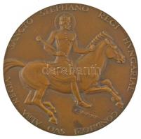 Madarassy Walter (1909-1994) 1938. "Székesfehérvári Szent István" kétoldalas bronz emlékér...