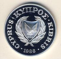 Ciprus 1986. 1Ł Ag "WWF-Mufflon" T:PP Csak 25.000db! Tanúsítvánnyal!