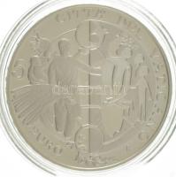 Vatikán 2009. 5E Ag "XVI. Benedek / A béke világnapja" forgalomba nem került emlékkiadás e...
