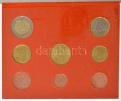 Vatikán 2016. 1c-2E (8xklf) forgalmi sor eredeti karton dísztokban T:UNC a tokon kis sérülés
Vatica...