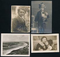 11 db fotó, 8×6 és 14×9 cm közötti méretekben