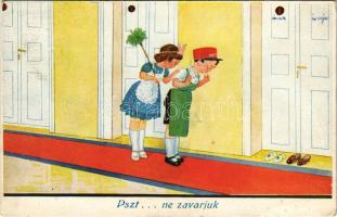 1941 Pszt... ne zavarjuk. Gyerek humor / Children humour (EK)