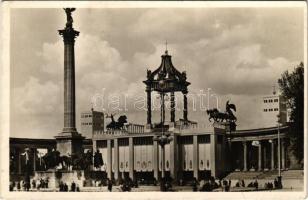 Budapest XIV. A XXXIV. Nemzetközi Eucharisztikus Kongresszus főoltára (Dr. Lechner Jenő műépítész alkotása) (Rb)