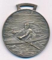 Németország 1930. "Duna Egyesületi Regatta - Passau 1930" kétoldalas, ezüstözött bronz eve...
