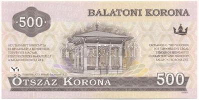 2012. 500 Balatoni Korona "Jókai Mór", "001336" sorszámmal T:UNC