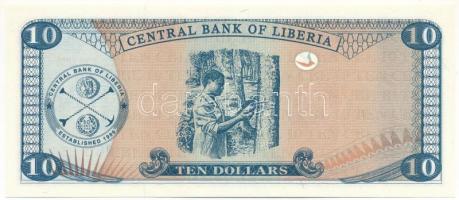 Libéria 2011. 10$ "BH 7602065" T:UNC,AU 
Liberia 2011. 10 Dollars "BH 7602065" ...