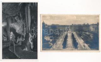 50 db RÉGI magyar város képeslap vegyes minőségben: sok Budapest / 50 pre-1945 Hungarian town-view p...