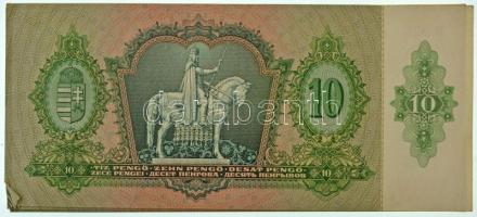 1936. 10P (33x) azonos sorozatszámmal, sorszámkövető és közeli sorszámú sorokkal "B 325 044002 ...