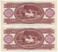 1992. 100Ft (2x) sorszámkövetők T:XF Adamo F35