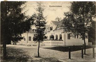 1917 Nagyszeben, Hermannstadt, Sibiu; Waldwirtshaus / Erdei vendéglő. Kiadja Jos. Drotleff / Forest restaurant (EK)