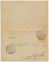 1902 Pesti Magyar Kereskedelmi Bank váltóüzlete díjtáblázata sorsjegyek biztosítására kisorsolásból ...