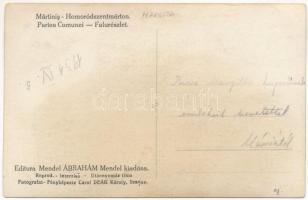 1931 Homoródszentmárton, Martinis, Sankt Marten (Hargita); partea Comunei / Falu részlet, automobil,...