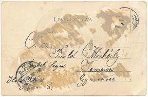 1901 Lugos, Lugoj; Görögkatolikus templom, Városháza / Greek Catholic church, town hall. Art Nouveau...