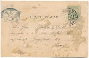 1902 Nagykikinda, Kikinda; Ferenc József tér, Állami polgári leányiskola, Rádák János üzlete és sajá...