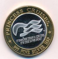 Amerikai Egyesült Államok DN "Princess Cruises / Neptunusz" Ag kaszinózseton kapszulában (...