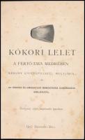 Gróf Széchenyi Béla: Kőkori lelet a Fertő-tava medrében. Néhány közleménynyel multjáról. Az őskori é...
