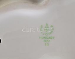 Hollóházi németjuhász, jelzett, hibátlan, h: 20 cm