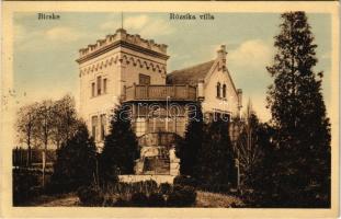 1913 Bicske, Rózsika villa