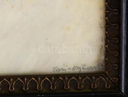 Vári Vojtovits Zoltán (1890-1953): Téli táj. Olaj, falemez, jelezve jobbra lent. Dekoratív, antik üv...